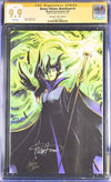 Disney Villains: Maleficent Galaxycon Virgin Edition C Dynamite Entertainment CGC Signature Series 9.9 MINT Signed Mirka Andolfo