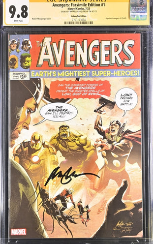 Avengers: Facsimile Edition #1 GalaxyCon Edition Marvel Comics CGC Signature Series 9.8 Signed Rafael Albuquerque