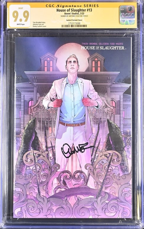 House of Slaughter #13 Boom! Studios GC Signature Series 9.9 Signed Antonio Fuso