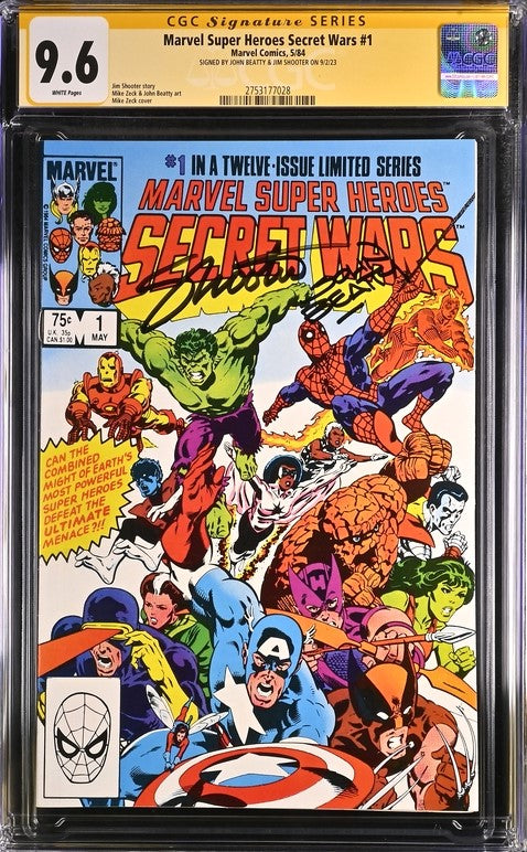 アメコミリーフ Secret Wars #1 CGC 8.0 - makafa.com