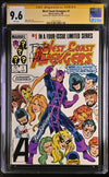 Marvel Comics West Coast Avengers #1 CGC Signature Series 9.6 Signed Breeding & Hall