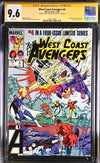 Marvel Comics West Coast Avengers #4 CGC Signature Series 9.6 Signed Breeding & Hall GalaxyCon