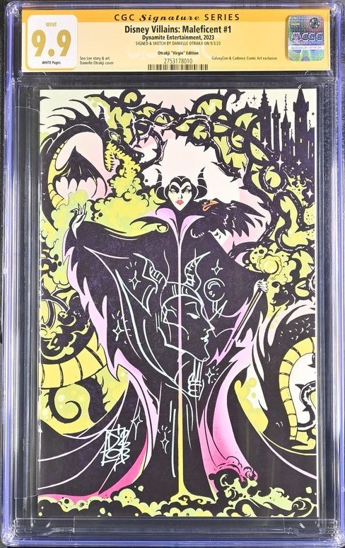 Disney Villains Maleficent #1 Dynamite Entertainment CGC Signature Ser