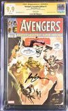 Avengers: Facsimile Edition #1 GalaxyCon Edition Marvel Comics CGC Signature Series 9.9 Signed & Sketched Rafael Albuquerque