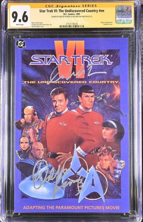 Star Trek VI: The Undiscovered Country #nn DC Comics CGC Signature Series 9.6 Cast x2 Signed Koenig, Shatner