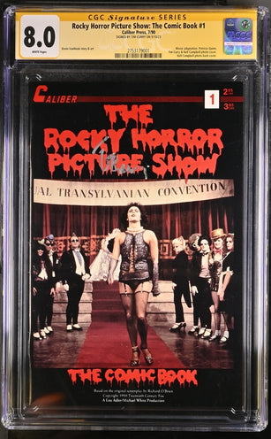 Rocky Horror Picture Show: The Comic Book #1 CGC Signature Series 8.0 Signed Tim Curry