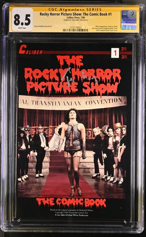 Rocky Horror Picture Show: The Comic Book #1 CGC Signature Series 8.5 Signed Tim Curry