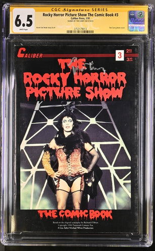 Rocky Horror Picture Show: The Comic Book #3 CGC Signature Series 6.5 Signed Tim Curry