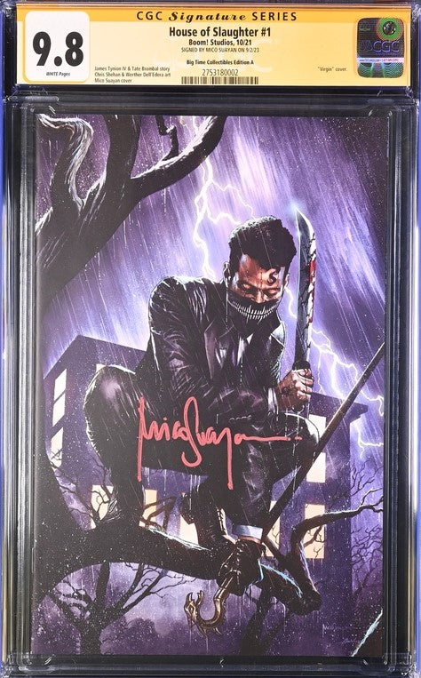 House of Slaughter #1 Big Time Collectables Edition A CGC Signature Series 9.8 Signed Suayan