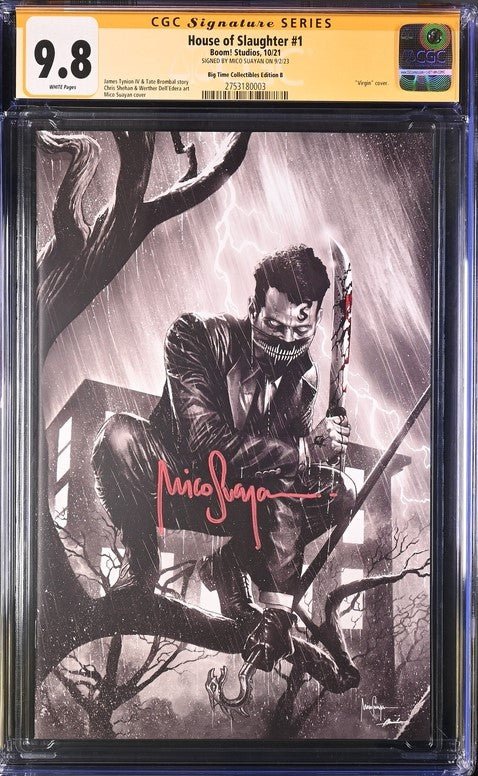 House of Slaughter #1 Big Time Collectables Edition B CGC Signature Se