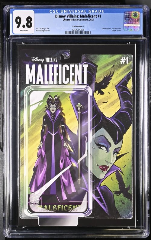 Disney Villains Maleficent #1 1:30 Action Figure Edition Variant CGC U