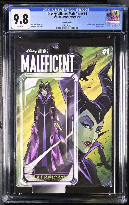 Disney Villains Maleficent #1 1:30 Action Figure Edition Variant CGC Universal 9.8