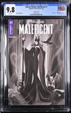 Disney Villains Maleficent #1 1:10 Puebla B&W Variant CGC Universal 9.8 GalaxyCon