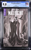 Disney Villains Maleficent #1 1:10 Puebla B&W Variant CGC Universal 9.8 GalaxyCon