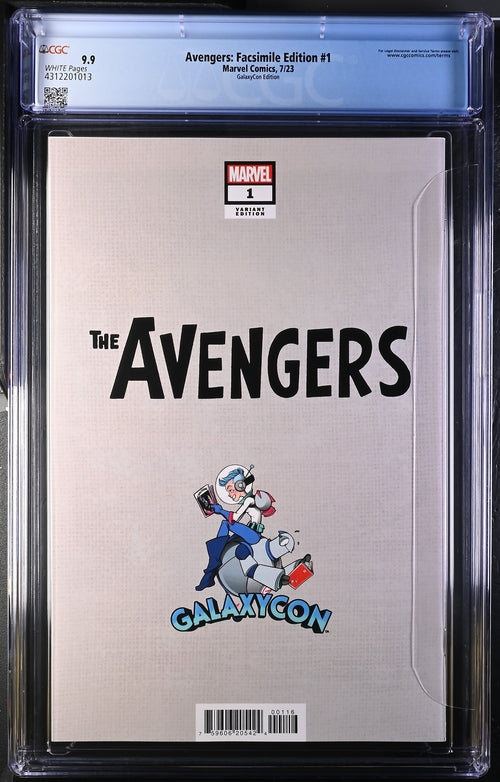 The Avengers Facsimile #1 Marvel Comics CGC Universal Grade 9.9 MINT