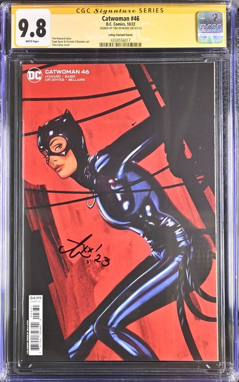 Catwoman #46 Lotay Variant Cover CGC Signature Series 9.8 Signed Tini Howard