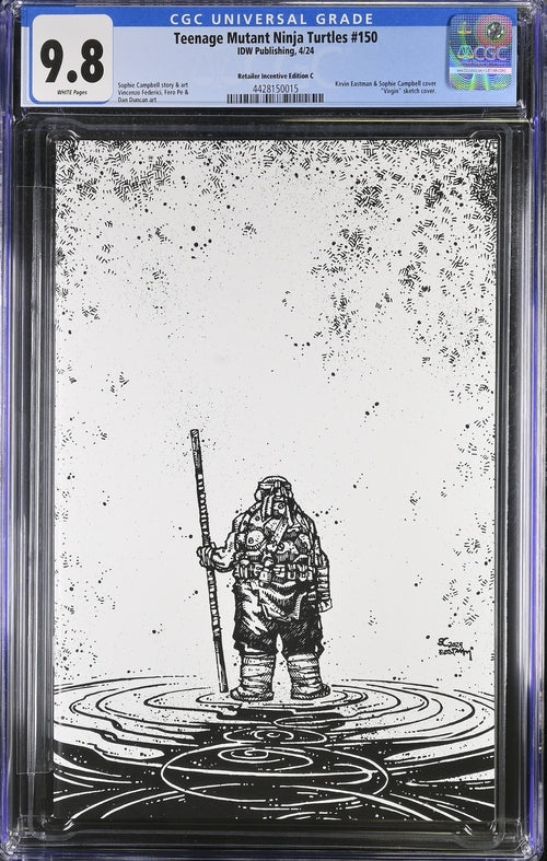 Teenage Mutant Ninja Turtles #150 1:50 Campbell / Eastman Variant CGC Universal Grade 9.8