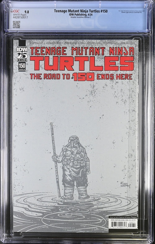 Teenage Mutant Ninja Turtles #150 1:50 Campbell / Eastman Variant CGC Universal Grade 9.8