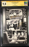 STAR TREK #500 "GARY SEVEN WATCHES" GALAXYCON VARIANT (B/W) CGC SS 9.8 Signed by: Jeff Edwards