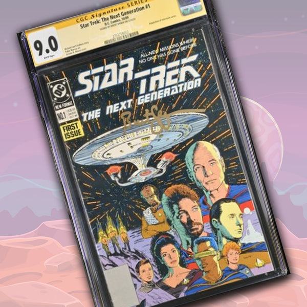 Star Trek: The Next Generation #1 DC Comics CGC Signature Series 9.0 Signed Brent Spiner