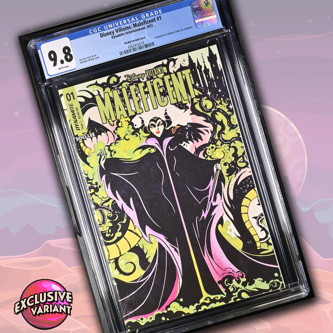 Disney Villains Maleficent #1 GalaxyCon Exclusive Otrakji Variant CGC Universal 9.8