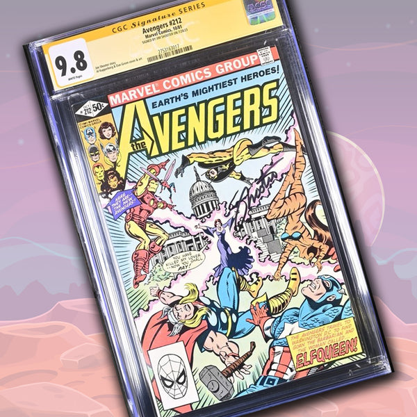 Avengers #212 Marvel Comics CGC Signature Series 9.8 Signed Jim Shooter