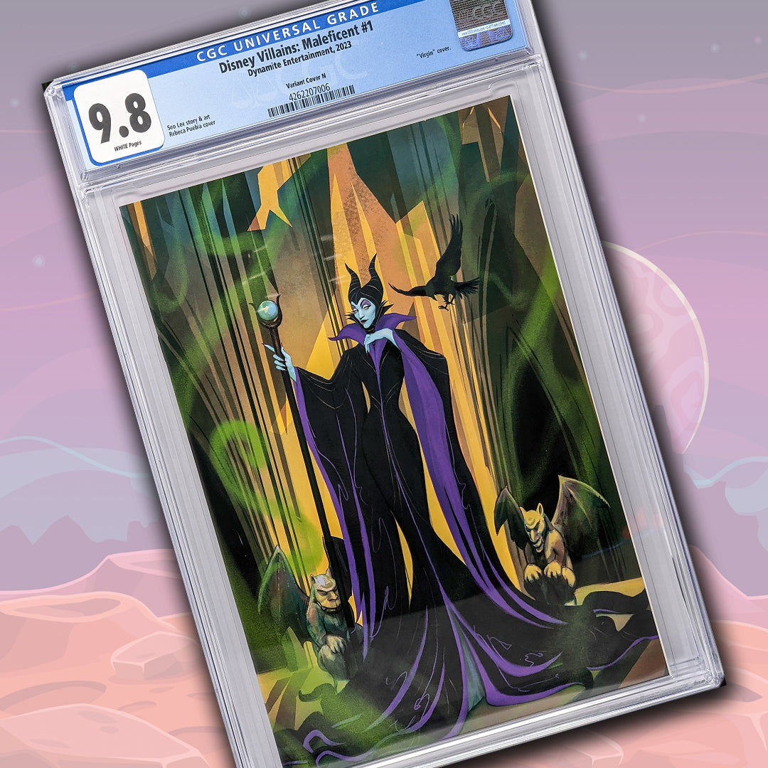 Disney Villains Maleficent #1 Puebla 1:50 Virgin Edition Variant CGC Universal 9.8 GalaxyCon