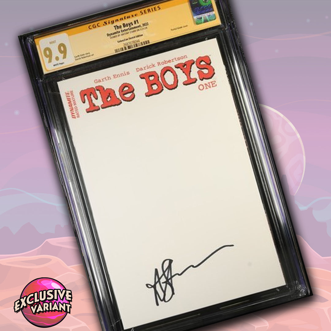 The Boys #1 Dynamite Entertainment CGC Signature Series 9.9 Signed Antony Starr