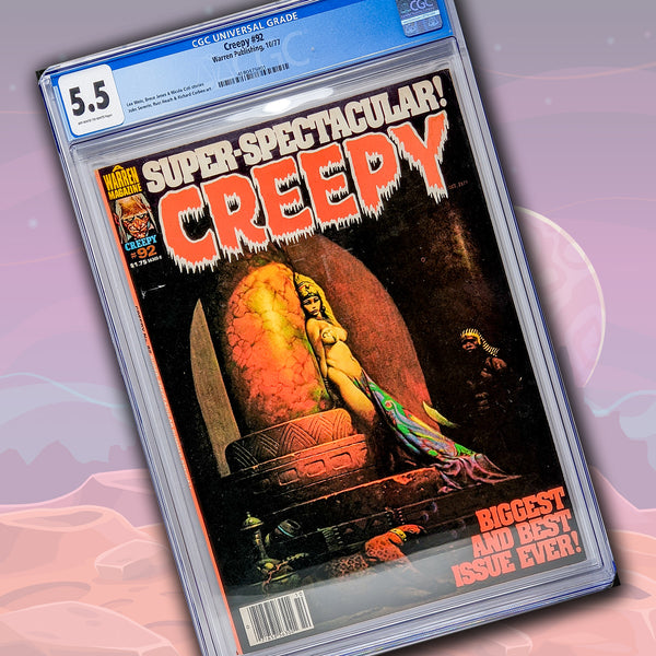 Creepy #92 Warren Publishing CGC Universal Grade 5.5