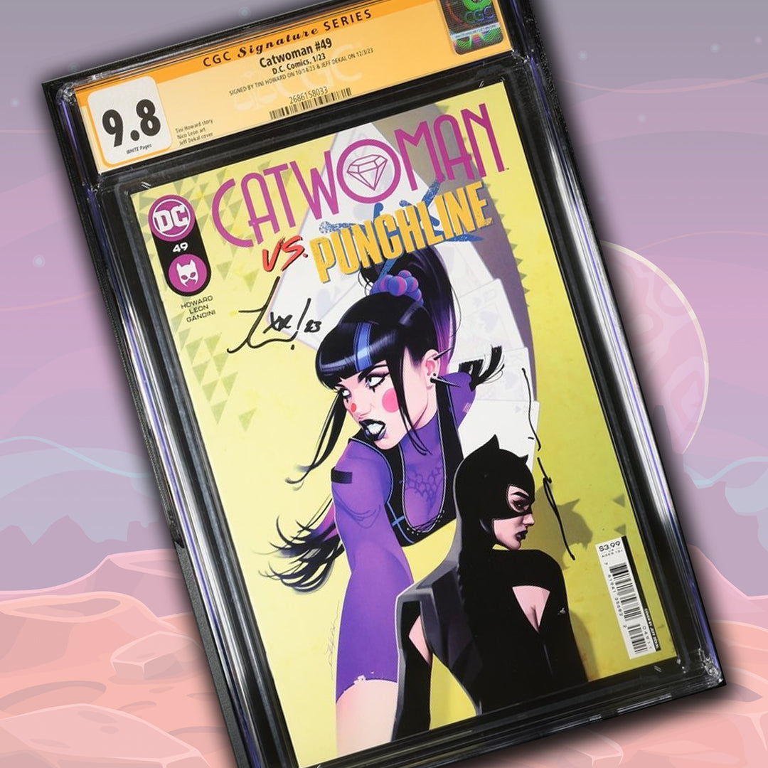 Catwoman #49 DC Comics CGC Signature Series 9.8 Signed Tini Howard, Jeff Dekal