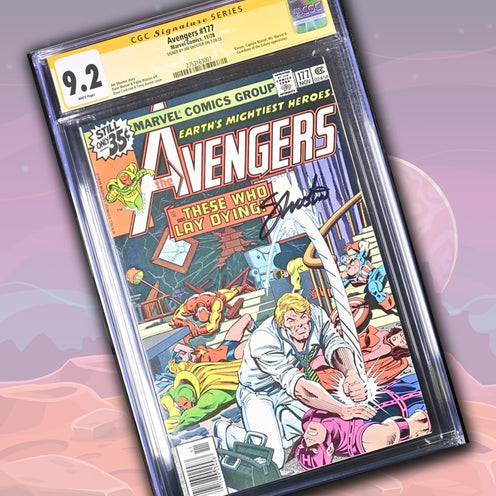 Avengers #177 Marvel Comics CGC Signature Series 9.2 Signed Jim Shooter