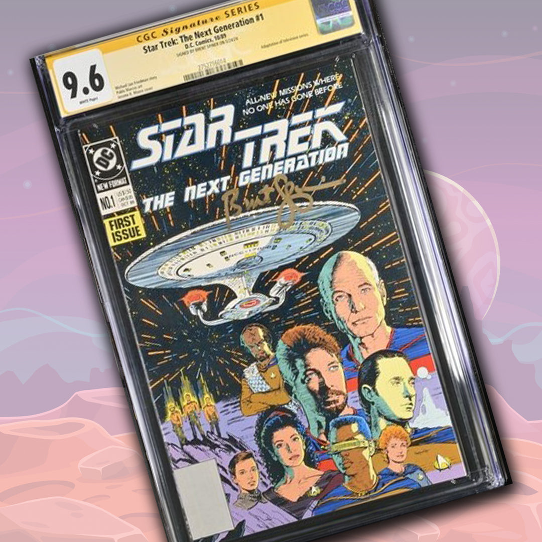 Star Trek: The Next Generation #1 DC Comics CGC Signature Series 9.6 Signed Brent Spiner