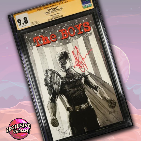 The Boys #1 Dynamite Entertainment CGC Signature Series 9.8 Signed Antony Starr