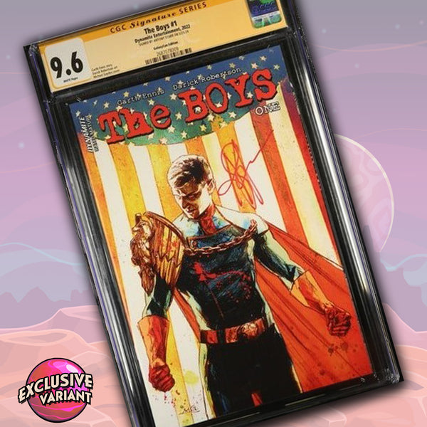 The Boys #1 Dynamite Entertainment CGC Signature Series 9.6 Signed Antony Starr