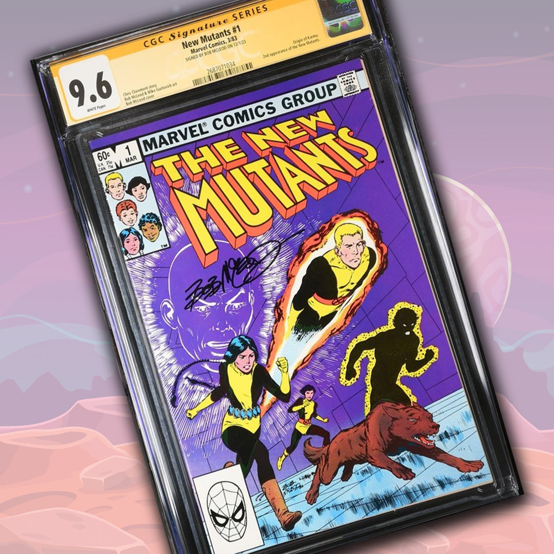 New Mutants #1 Marvel Comics #1 CGC Signature Series 9.6 Signed Bob Mcleod