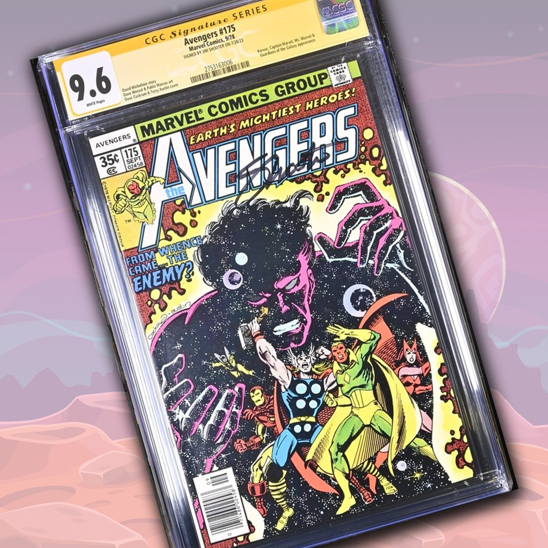 Avengers #175 Marvel Comics CGC Signature Series 9.6 Signed Jim Shooter