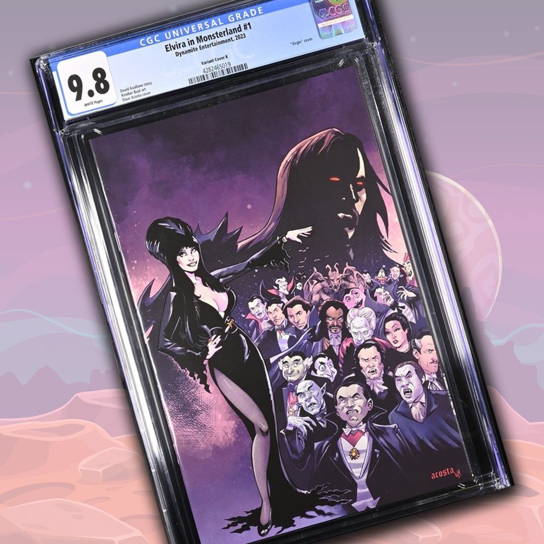 Elvira In Monsterland #1 Cover K CGC Universal Grade 9.8