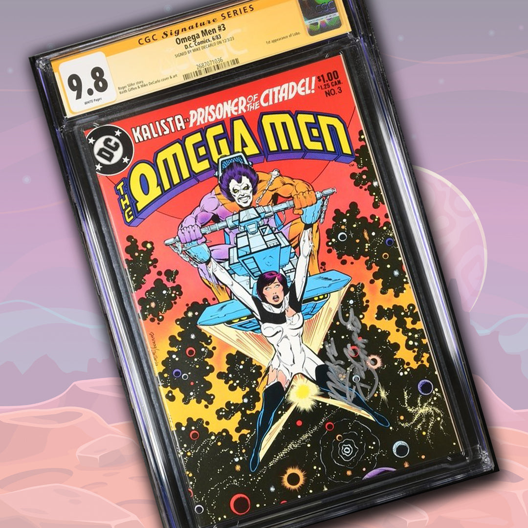 Omega Men #3 DC Comics CGC Signature Series 9.8 Signed Mike DeCarlo