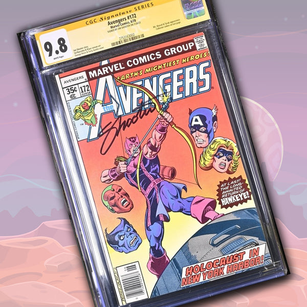 Avengers #172 Marvel Comics CGC Signature Series 9.8 Signed Jim Shooter