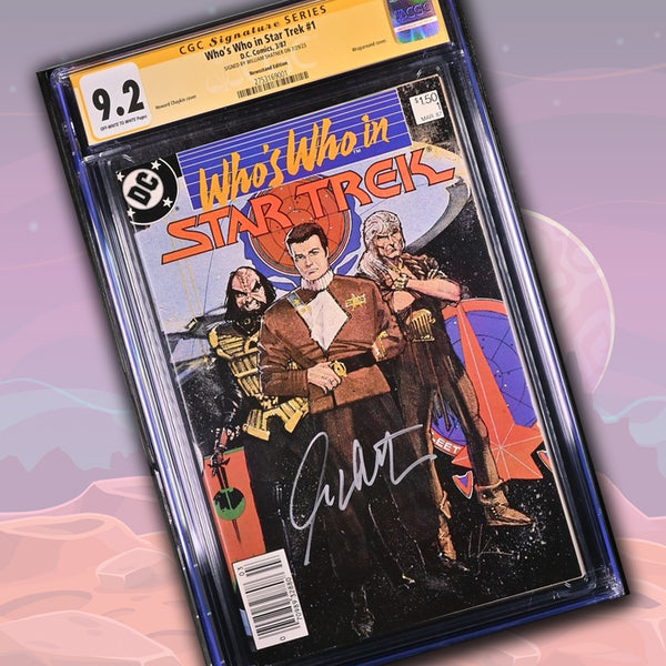 Who's Who in Star Trek #1 DC Comics CGC Signature Series 9.2 Signed William Shatner