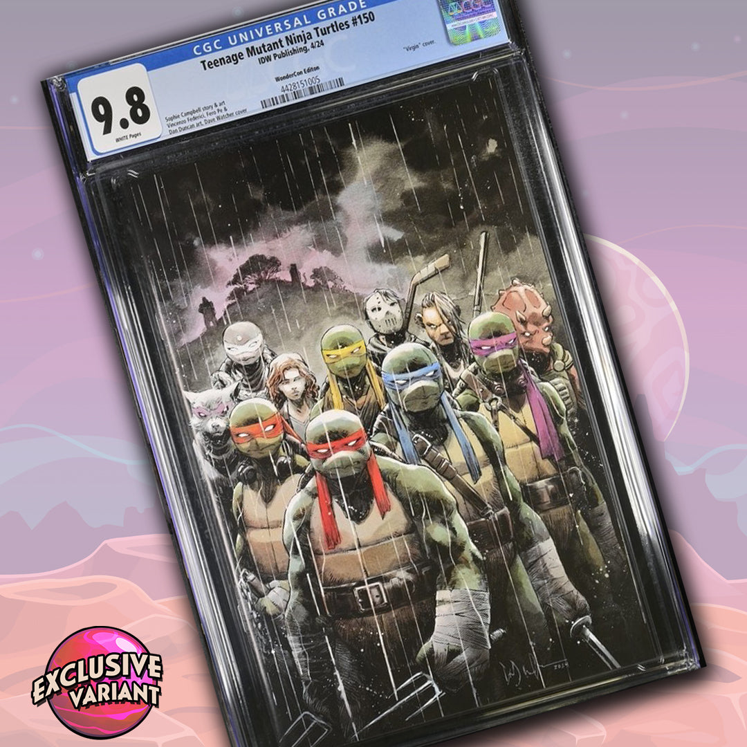 Teenage Mutant Ninja Turtles #150 GalaxyCon Exclusive Virgin Variant CGC Universal Grade 9.8