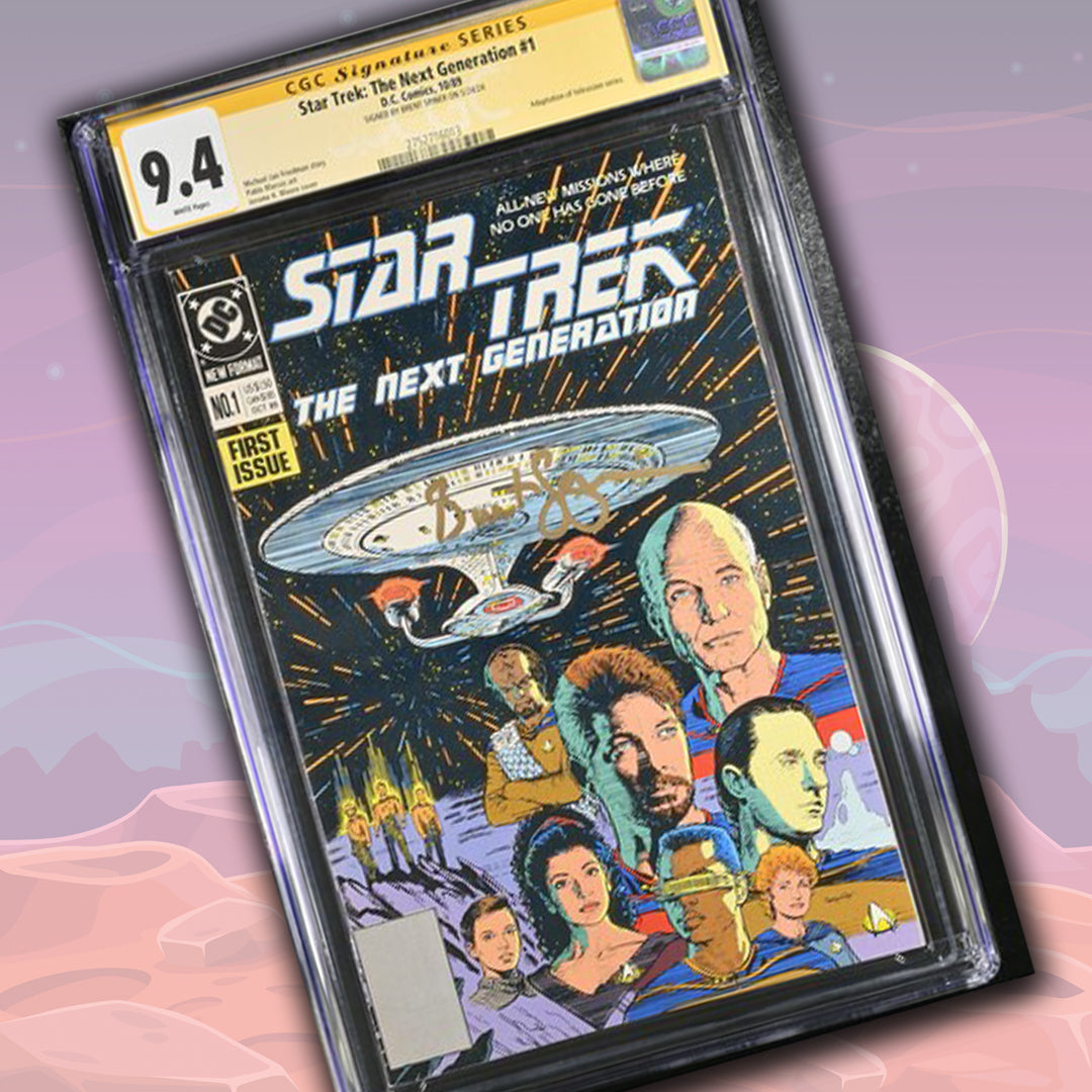 Star Trek: The Next Generation #1 DC Comics CGC Signature Series 9.4 Signed Brent Spiner