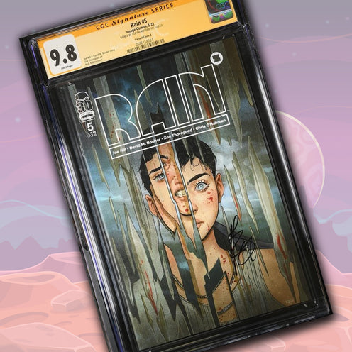 Rain #5 Variant Cover B Image Comics CGC Signature Series 9.8 Signed Zoe Thorogood