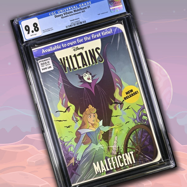 Disney Villains Maleficent #1 1:10 VHS Homage Edition Variant CGC Universal 9.8