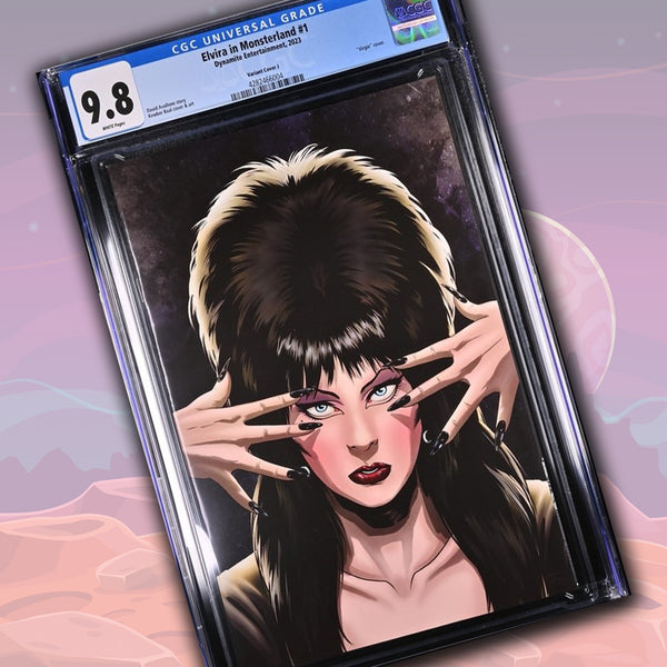 Elvira In Monsterland #1 Cover K Baal 1:25 Virgin Variant Edition CGC Universal 9.8