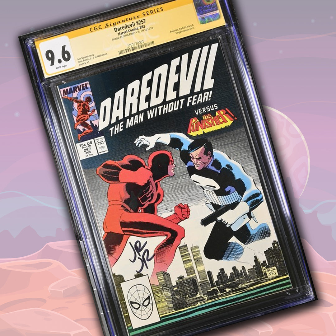Daredevil #257 Marvel Comics CGC Signature Series 9.6 Signed John Romita Jr