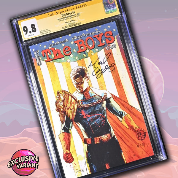 The Boys #1 Dynamite Comics Trade Edition CGC Signature Series 9.8 Signed Michael Gaydos