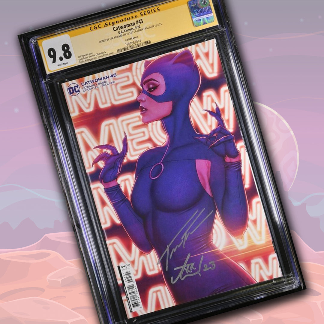 Catwoman #45 Variant Cover CGC Signature Series 9.8 Signed Tini Howard, Jenny Frison