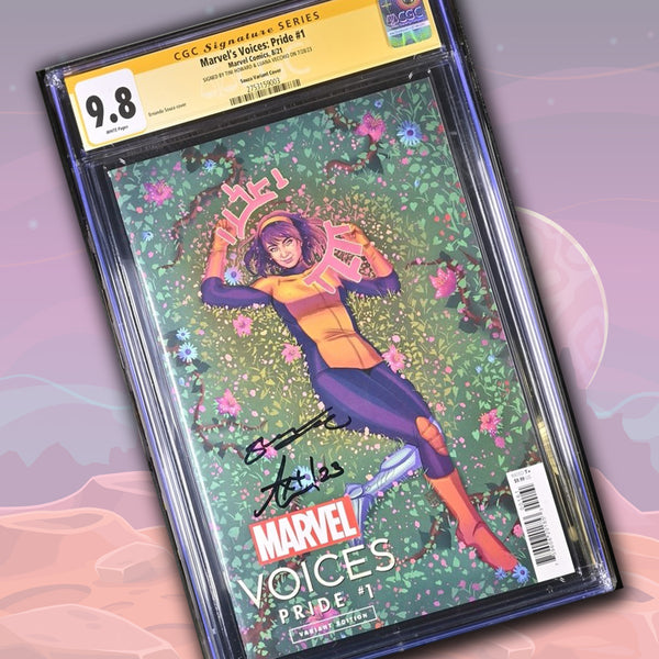 Marvel's Voices: Pride #1 Marvel Comics CGC Signature Series 9.8 Signed Tini Howard, Luana Vecchio