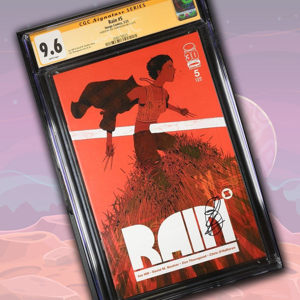 Rain #5 Image Comics CGC Signature Series 9.6 Signed Zoe Thorogood